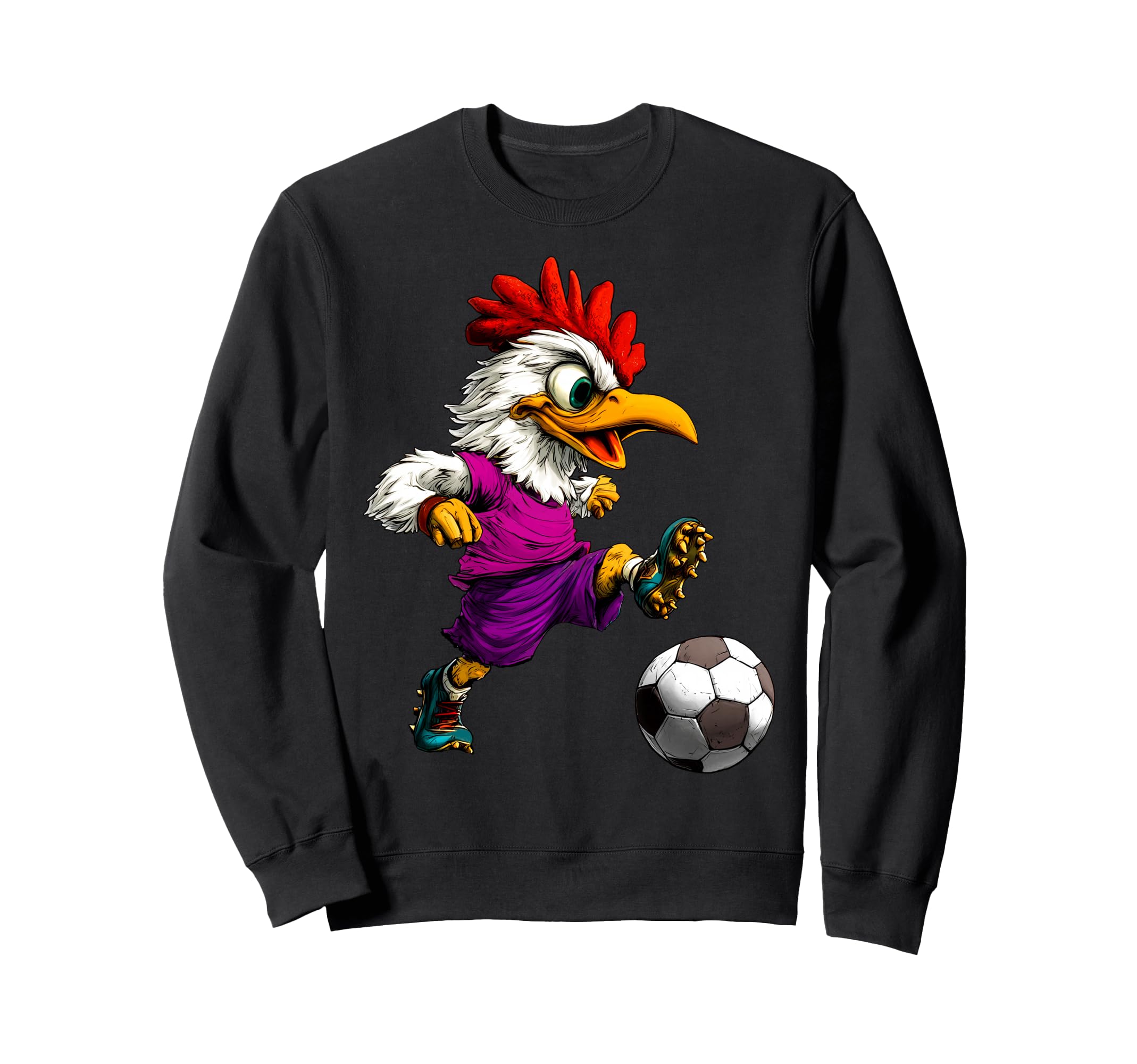 Football Chicken Sweatshirt - Custom Art Print Unisex - T-Shirt, Sweatshirt, Hoodie