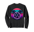Beach Palm Soccer Ball Football Sweatshirt - Trendy Graphic Unisex - T-Shirt, Sweatshirt, Hoodie