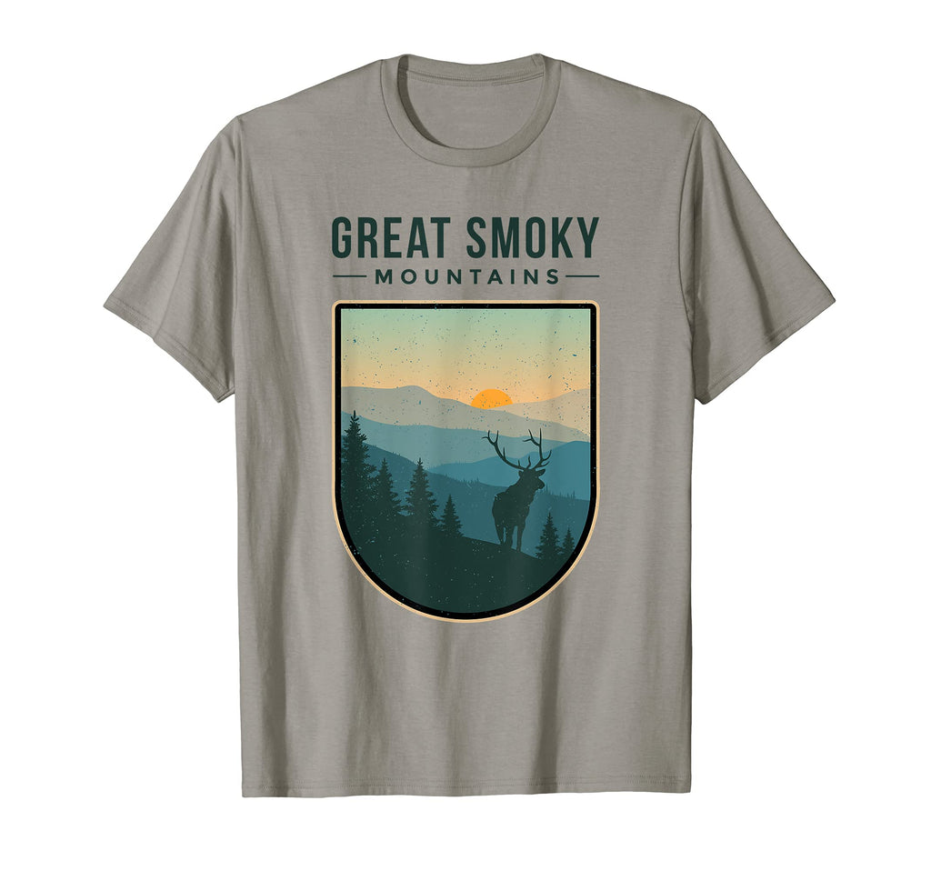 Great Smoky Mountains Deer National T-Shirt - Custom Art Print for Adults - T-Shirt, Sweatshirt, Hoodie