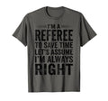 Funny Referee Soccer Football Sports T-Shirt - Minimalist Print Men Women - T-Shirt, Sweatshirt, Hoodie