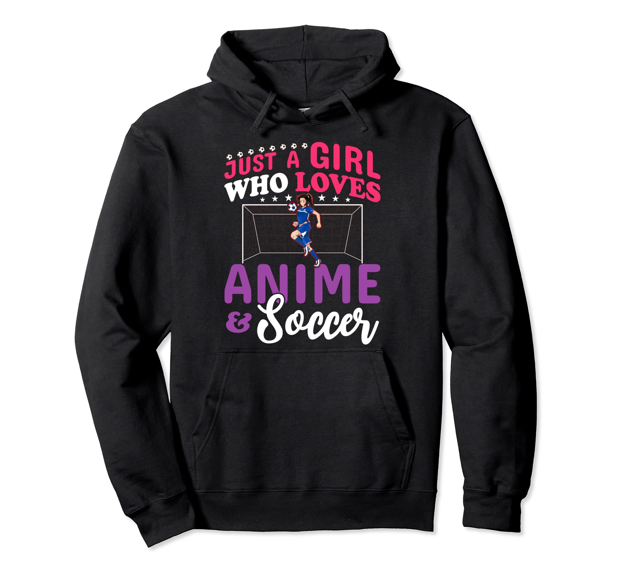 Manga Anime Waifu Just Who Loves Anime Hoodie - Custom Art Print Unisex - T-Shirt, Sweatshirt, Hoodie