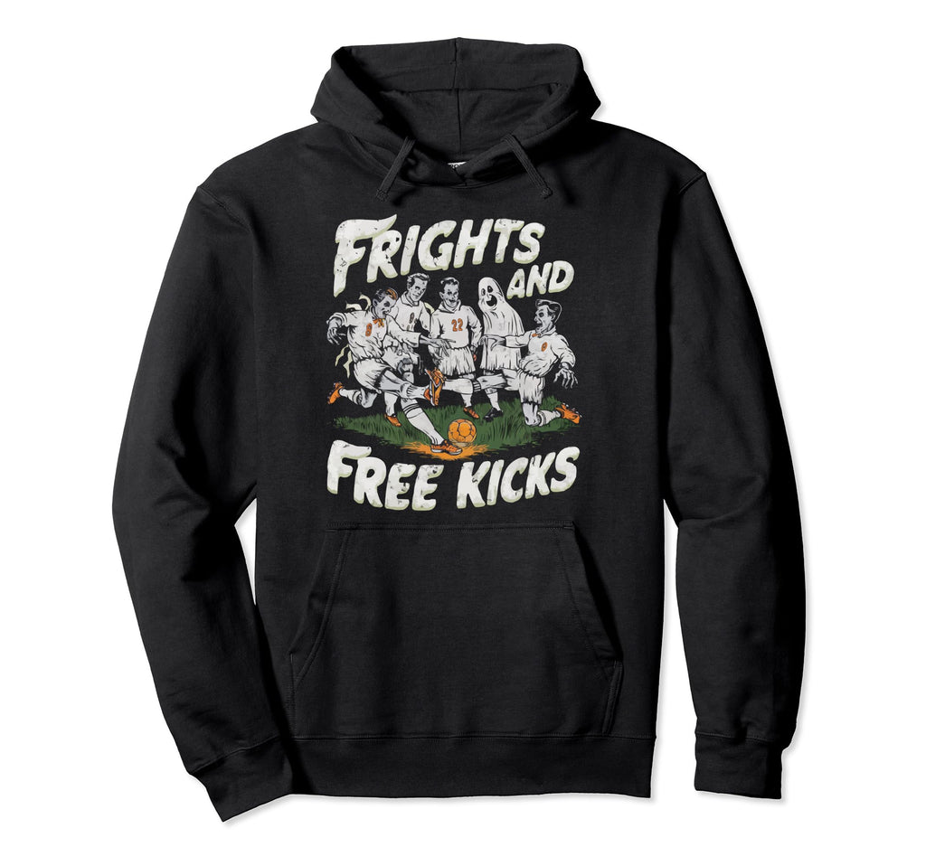 Soccer Halloween Spooky Goalkeeper Hoodie - Aesthetic Graphic Men Women - T-Shirt, Sweatshirt, Hoodie