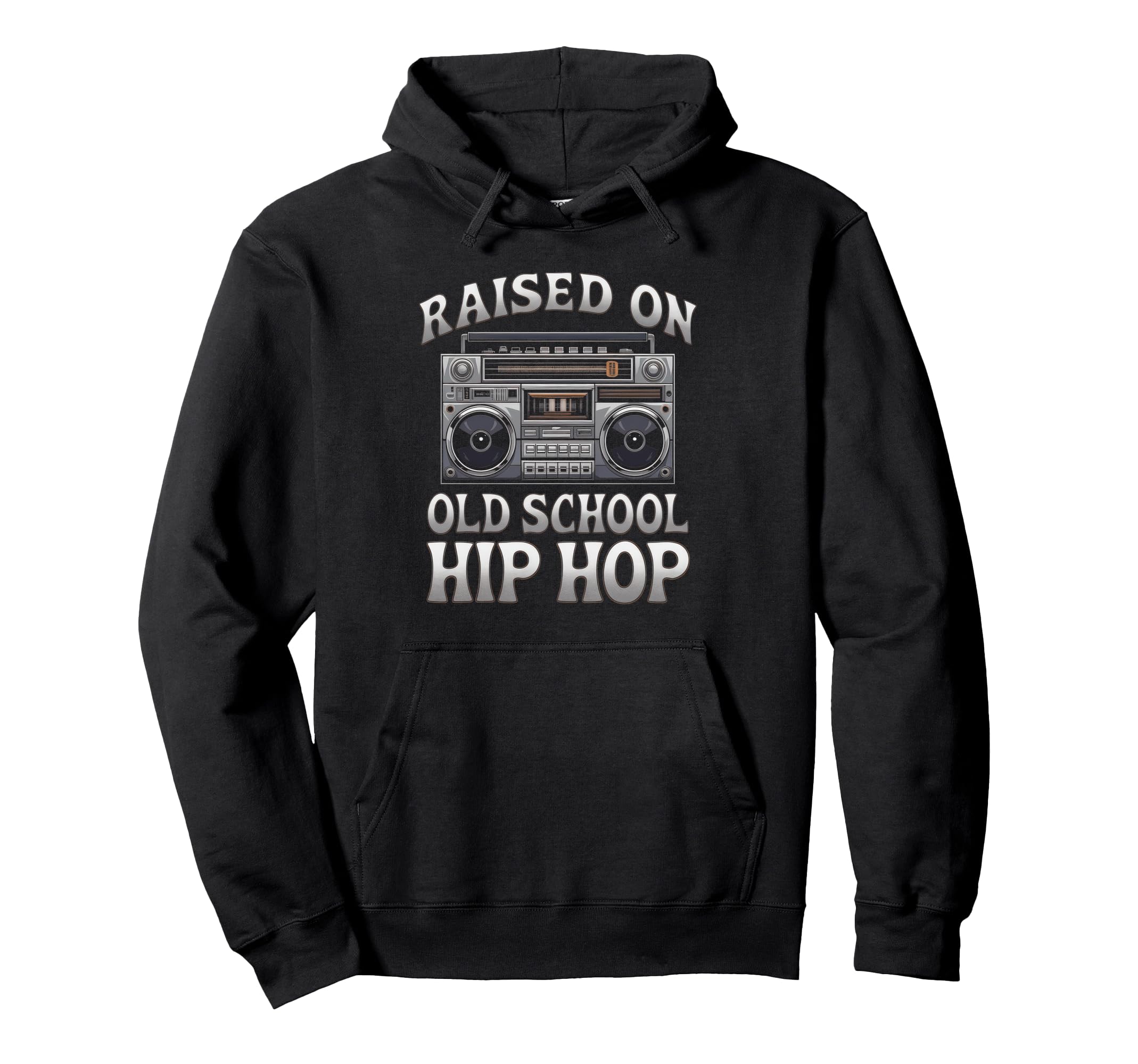 Raised Old School Graffiti Rap Hip Hoodie - Casual Everyday Wear Unisex - T-Shirt, Sweatshirt, Hoodie
