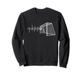 Funny Soccer Heartbeat Ecg Football Sweatshirt - Unique Graphic for Adults - T-Shirt, Sweatshirt, Hoodie