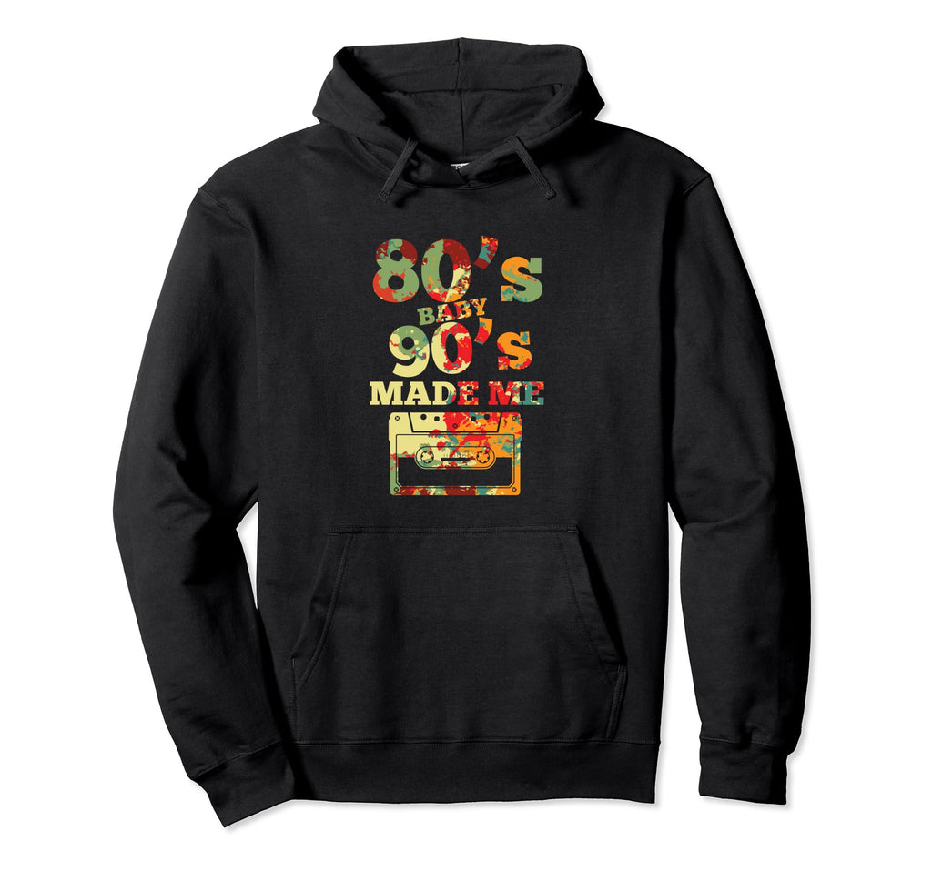 Oldschool Cassette Tape 80S 90S Hoodie - Fun Novelty Design for Adults - T-Shirt, Sweatshirt, Hoodie