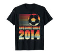 Awesome Since 2014 Soccer 12Th Birthday T-Shirt - Graphic Print for Adults - T-Shirt, Sweatshirt, Hoodie