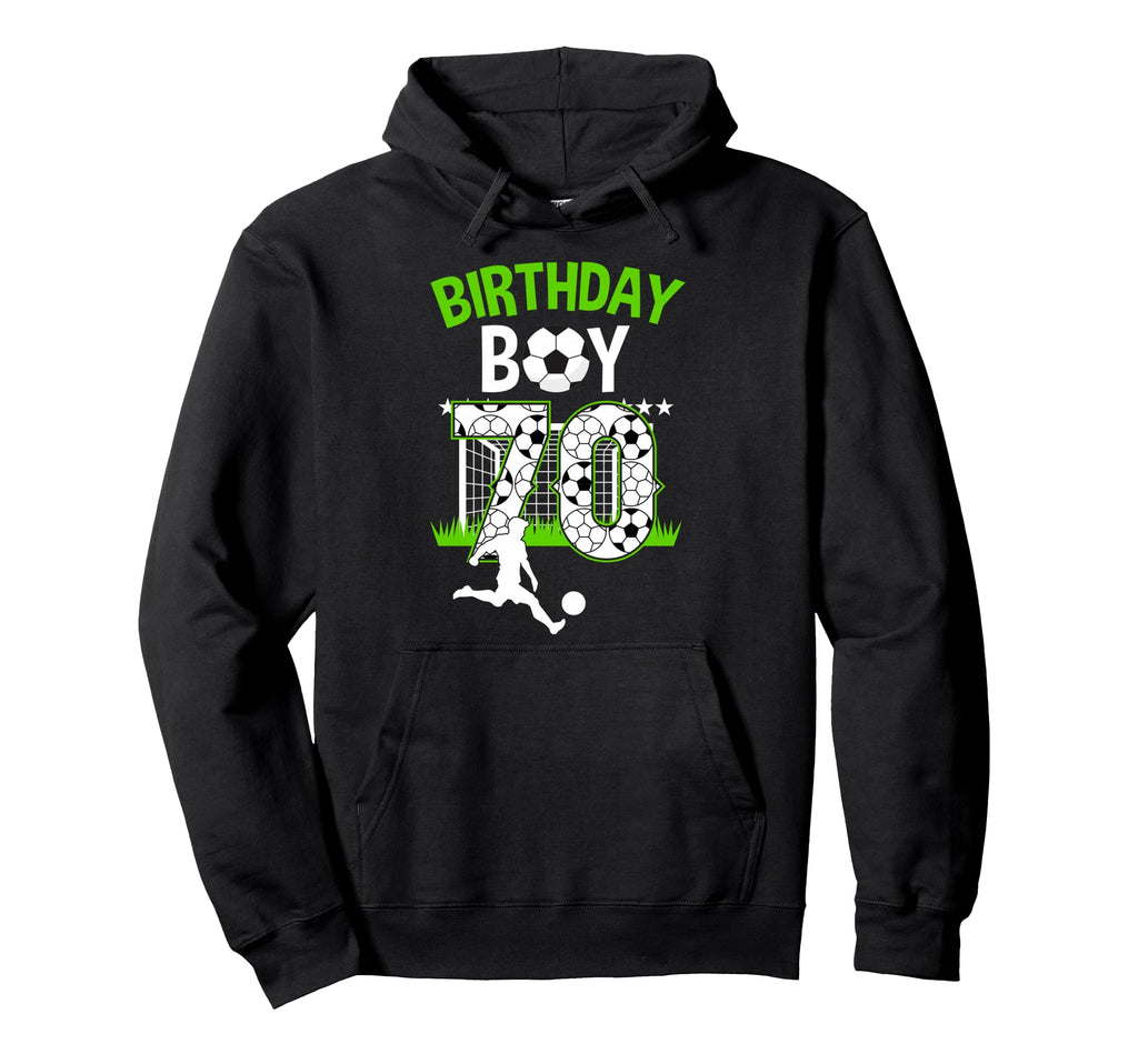 Birthday Soccer 70 Year Old Who Loves Hoodie - Trendy Graphic for Adults - T-Shirt, Sweatshirt, Hoodie