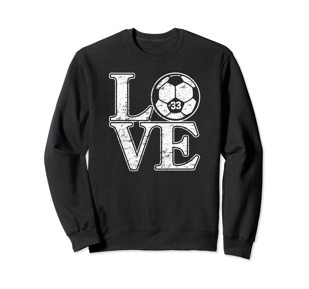 Soccer 33 Soccer Mom Dad Favorite Sweatshirt - Aesthetic Graphic Men Women - T-Shirt, Sweatshirt, Hoodie