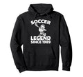 Birthday Soccer Team Sports Player Born Hoodie - Aesthetic Graphic Unisex - T-Shirt, Sweatshirt, Hoodie