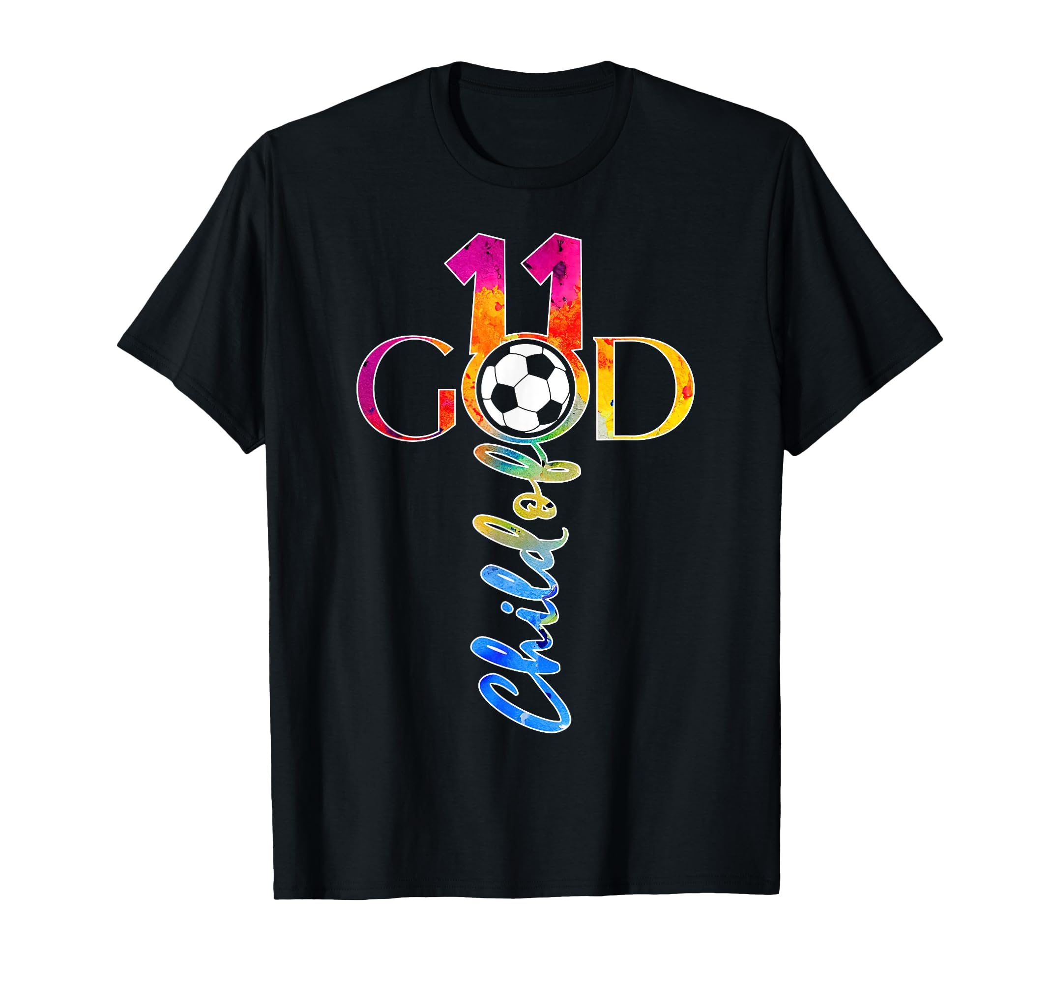 Jesus 11 Years Child God Soccer 11Th T-Shirt - Novelty Apparel Men Women - T-Shirt, Sweatshirt, Hoodie