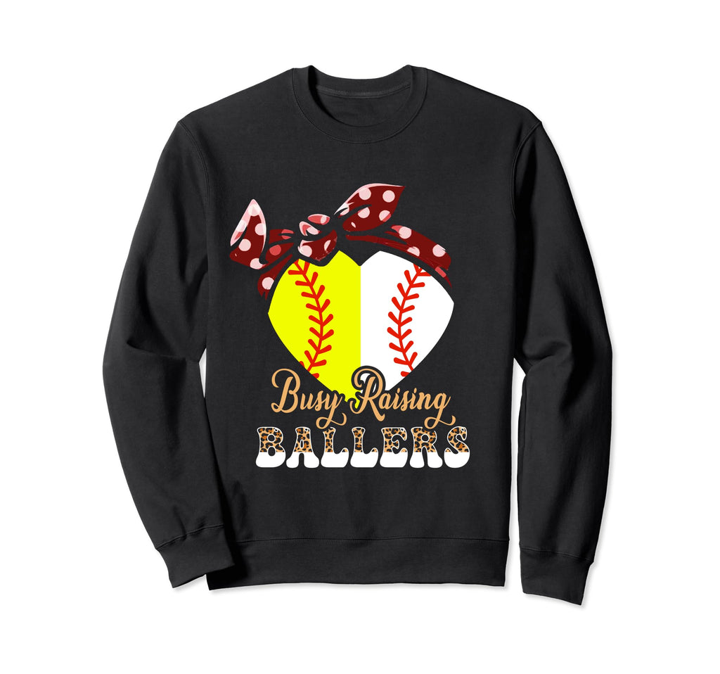 Busy Raising Ballers Grandma Sweatshirt - Streetwear Style for Adults - T-Shirt, Sweatshirt, Hoodie
