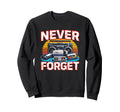 Never Forget Gaming Vhs Cassette Sweatshirt - Custom Art Print for Adults - T-Shirt, Sweatshirt, Hoodie