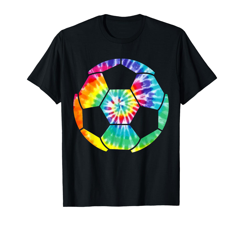 Soccer Player Soccer Ball Tie Dye T-Shirt - Casual Everyday Wear Men Women - T-Shirt, Sweatshirt, Hoodie