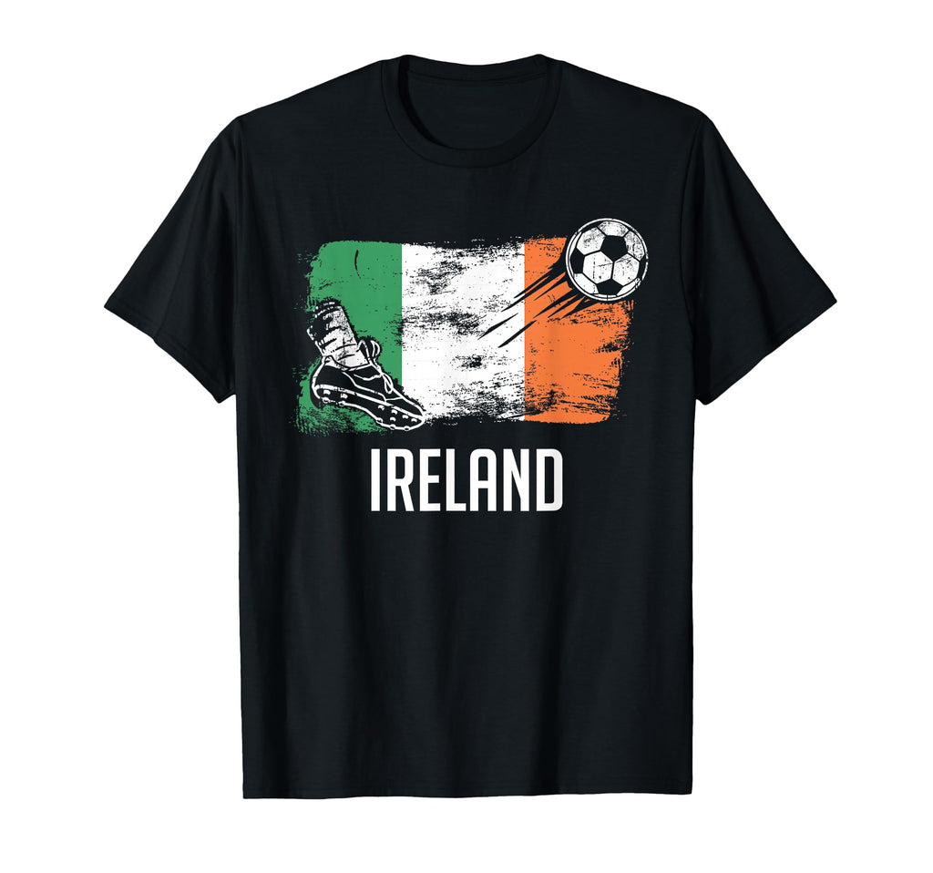 Ireland Flag Irish Soccer Flag Irish T-Shirt - Minimalist Print Men Women - T-Shirt, Sweatshirt, Hoodie