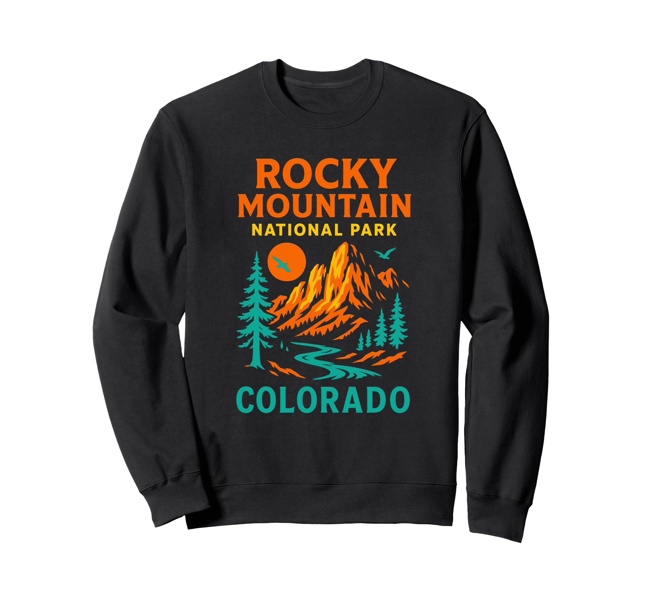 Rocky Mountain National Park Colorado Sweatshirt - Streetwear Style Unisex - T-Shirt, Sweatshirt, Hoodie