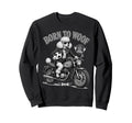 Poodle Motorbike Love Footbal Sweatshirt - Streetwear Style for Adults - T-Shirt, Sweatshirt, Hoodie