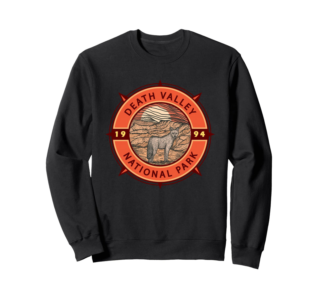 Death Valley National Park Coyote Sweatshirt - Aesthetic Graphic Unisex - T-Shirt, Sweatshirt, Hoodie