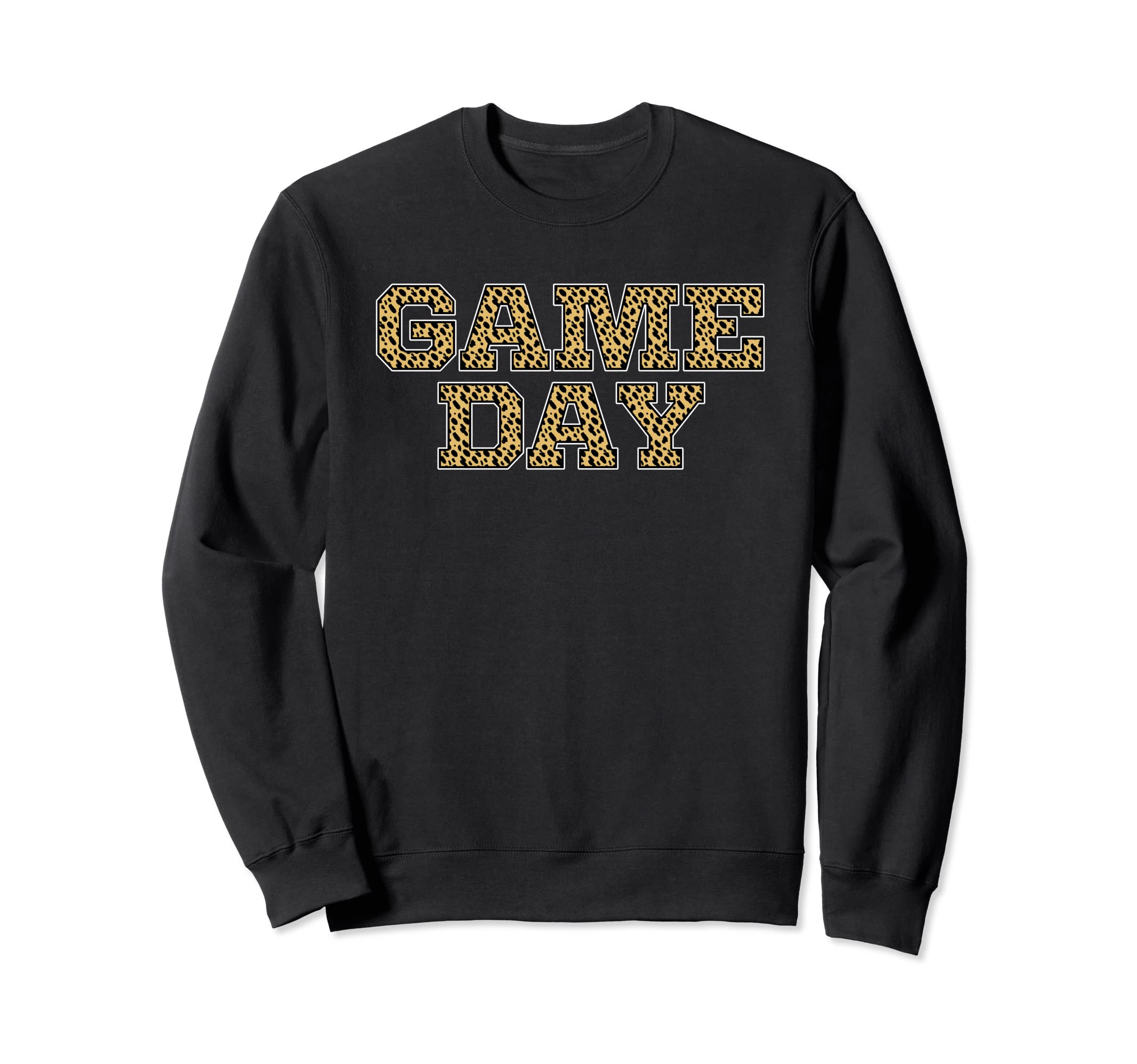 Game Day Leopard Animal Sports Sweatshirt - Aesthetic Graphic for Adults - T-Shirt, Sweatshirt, Hoodie