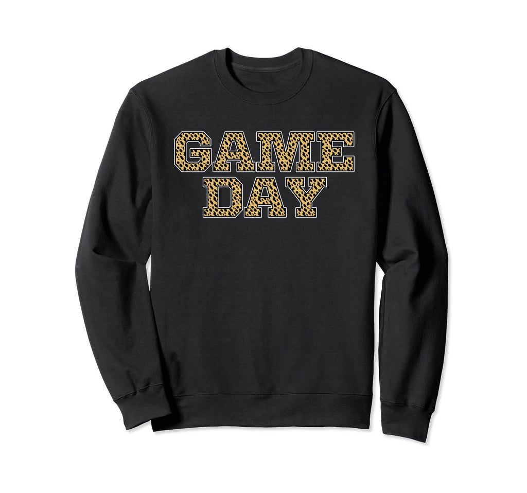 Game Day Leopard Animal Sports Sweatshirt - Streetwear Style Men Women - T-Shirt, Sweatshirt, Hoodie