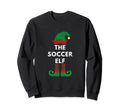 Elves Santa Soccer Elf Sporty Sweatshirt - Aesthetic Graphic for Adults - T-Shirt, Sweatshirt, Hoodie