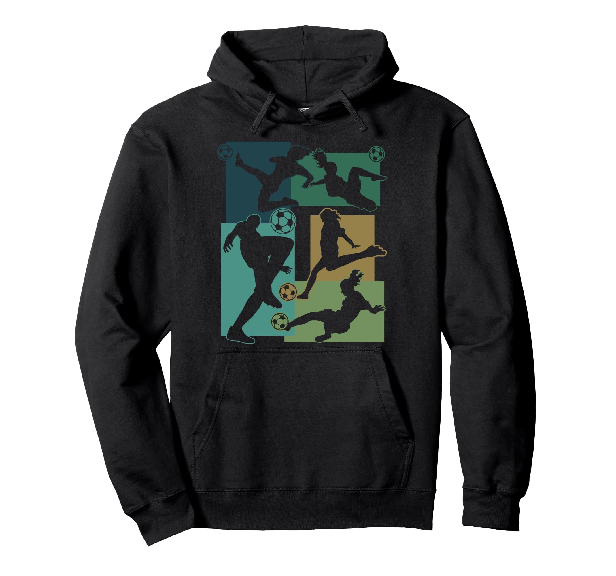 Funny Soccer Player Ball Soccer Lover Soccer Hoodie - Graphic Print Unisex - T-Shirt, Sweatshirt, Hoodie