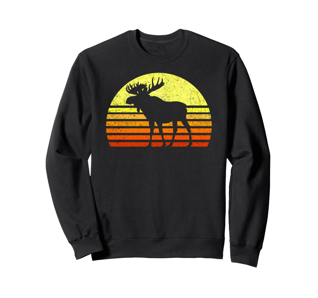 Eighties Sun Moose National Park Sweatshirt - Graphic Print Men Women - T-Shirt, Sweatshirt, Hoodie