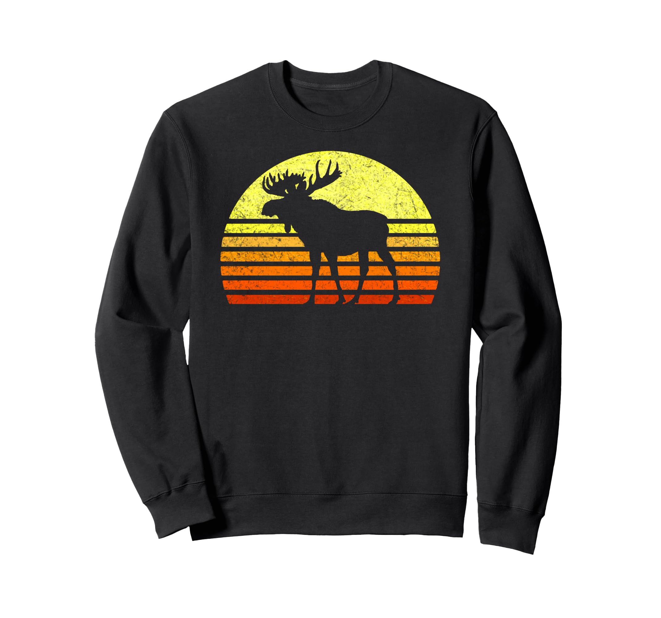 Eighties Sun Moose National Park Sweatshirt - Graphic Print Men Women - T-Shirt, Sweatshirt, Hoodie