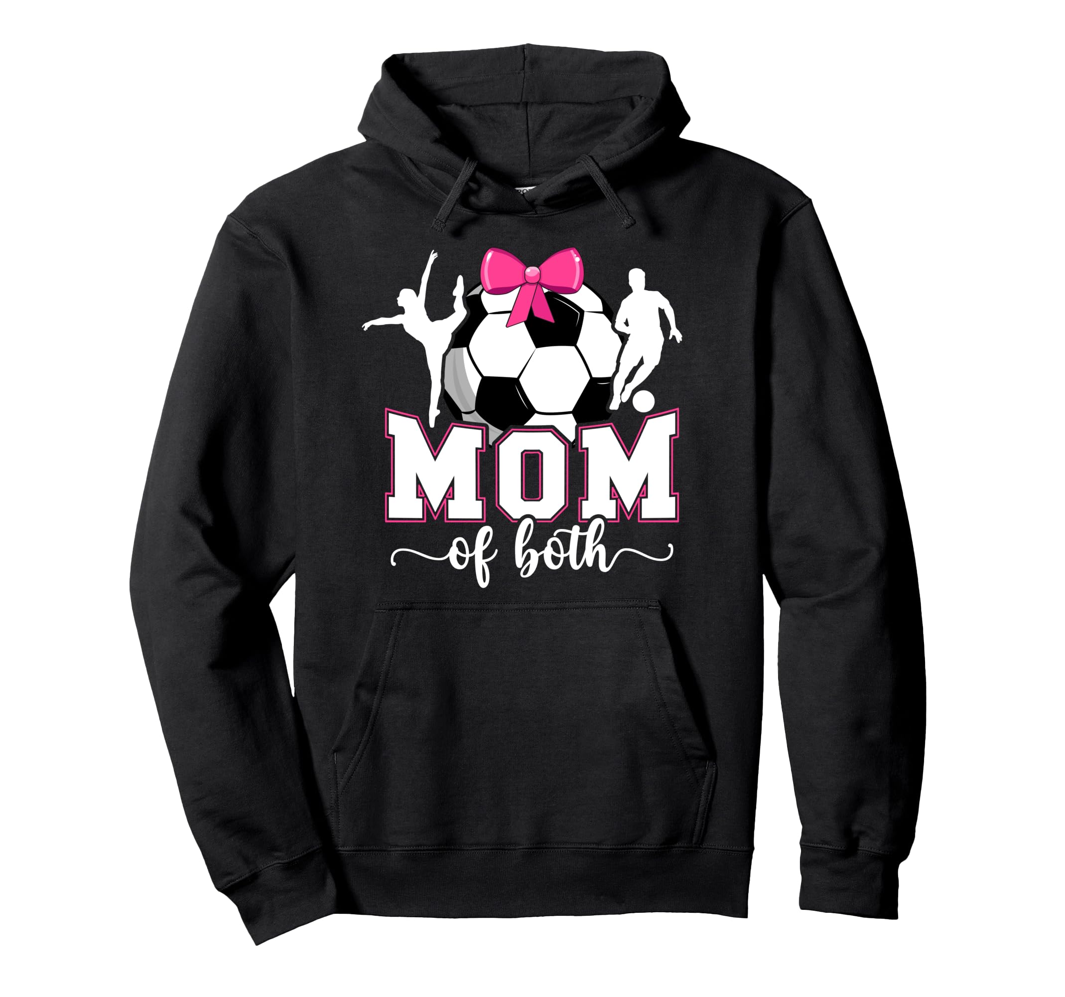 Mom Both Proud Soccer And Dance Mom Hoodie - Minimalist Print Unisex - T-Shirt, Sweatshirt, Hoodie