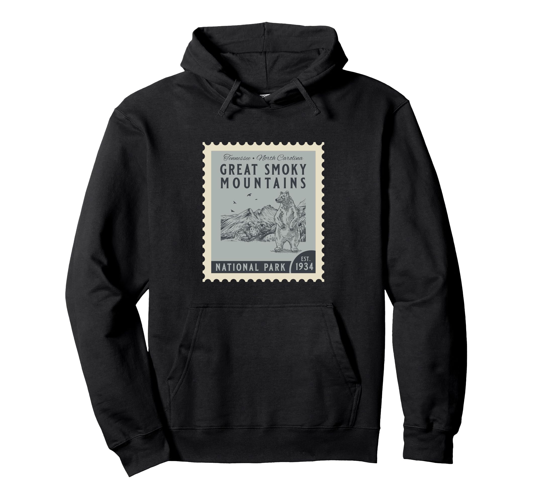 Great Smoky Mountains National Park Souvenir Hoodie - Trendy Graphic Unisex - T-Shirt, Sweatshirt, Hoodie