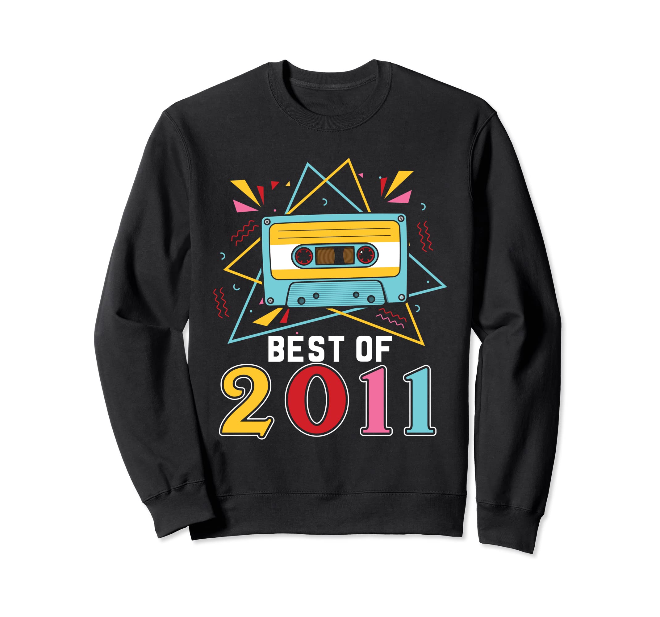 Best 2011 Cassette Tape 12 Years Sweatshirt - Custom Art Print Men Women - T-Shirt, Sweatshirt, Hoodie