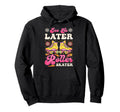 Roller Skating Skate 1970S See You Hoodie - Minimalist Print for Adults - T-Shirt, Sweatshirt, Hoodie