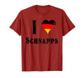 I Love Schnapps German T Deutschland T-Shirt - Unique Graphic for Adults - T-Shirt, Sweatshirt, Hoodie