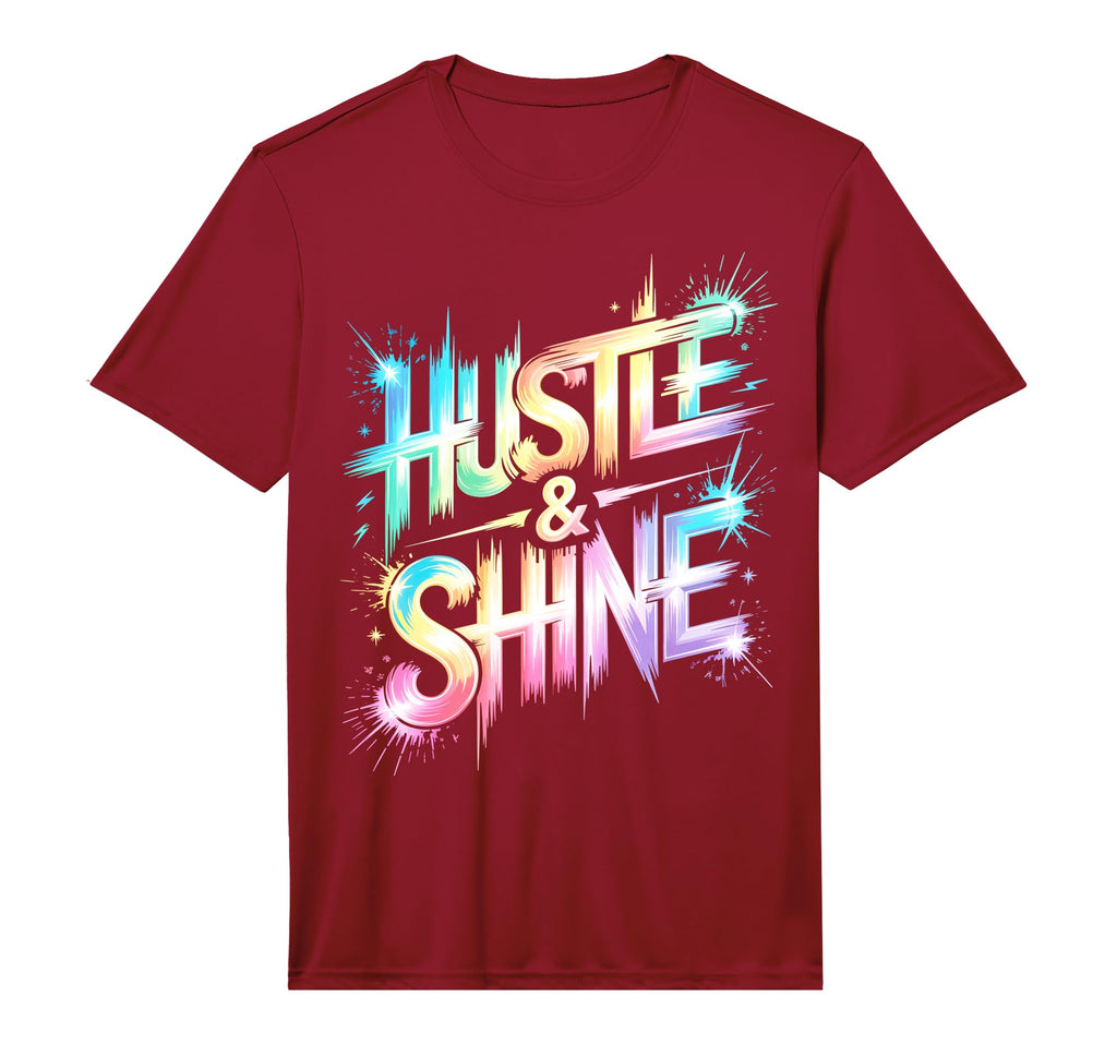 Lets Go Hustle Shine All We Do Win T-Shirt - Trendy Graphic Men Women - T-Shirt, Sweatshirt, Hoodie