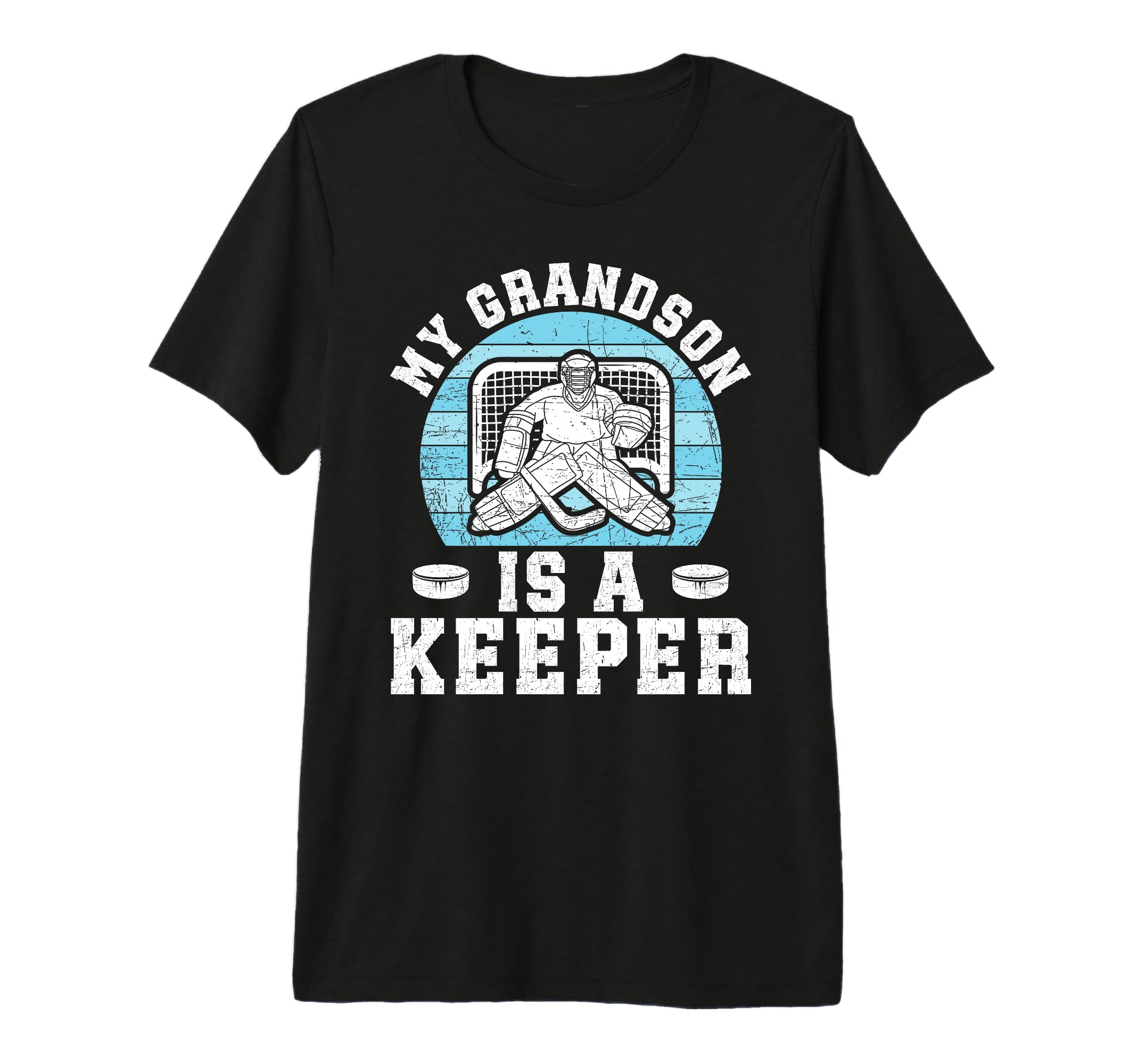 Mens Proud Hockey Keeper Papa Ice T-Shirt - Aesthetic Graphic Men Women - T-Shirt, Sweatshirt, Hoodie
