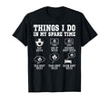 Things I Do My Spare Time Soccer T-Shirt - Trendy Graphic for Adults - T-Shirt, Sweatshirt, Hoodie