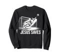 Soccer Goalie Goalkeeper Jesus Sweatshirt - Novelty Apparel Men Women - T-Shirt, Sweatshirt, Hoodie