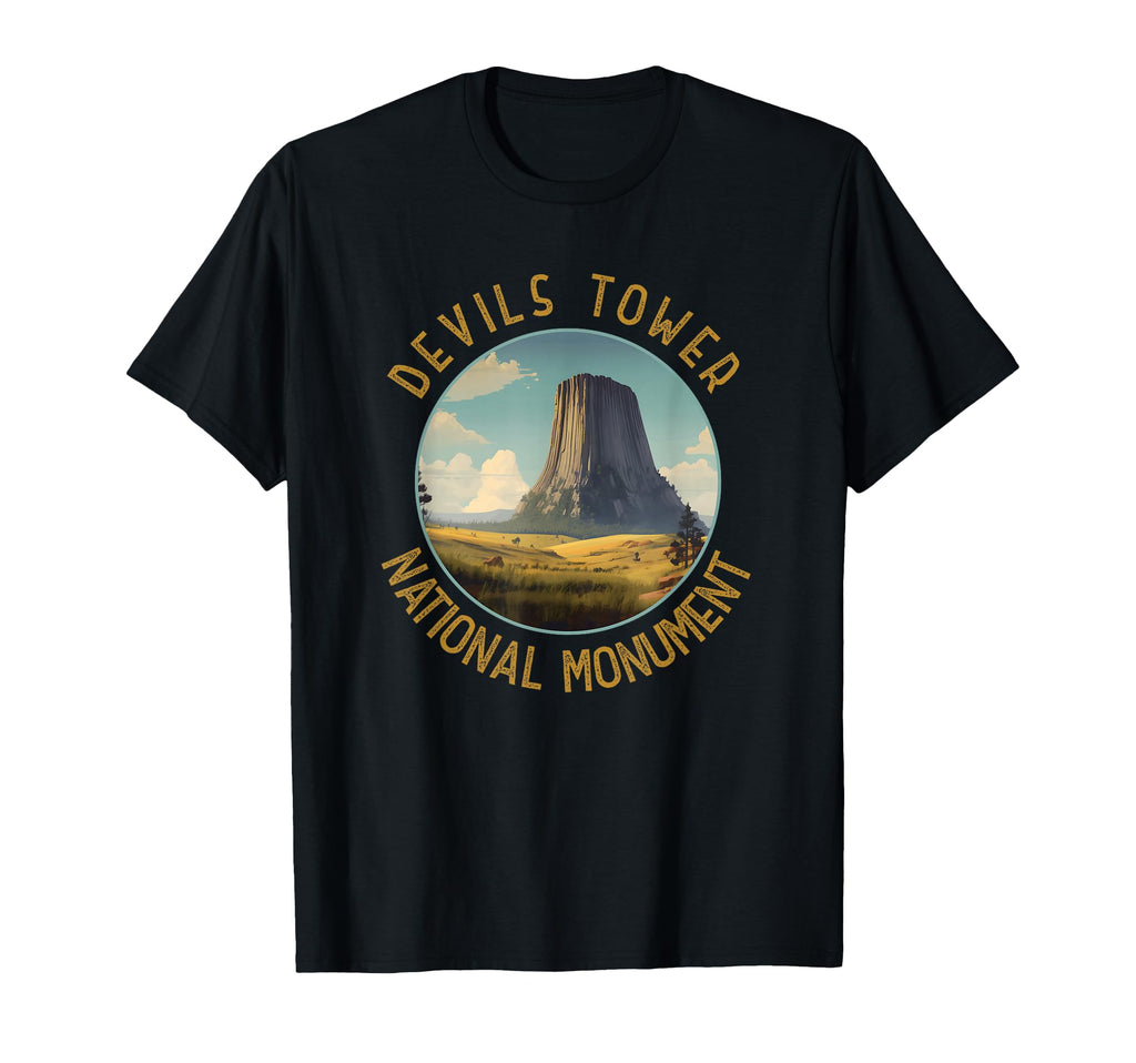 Devils Tower National Monument T-Shirt - Casual Everyday Wear Unisex - T-Shirt, Sweatshirt, Hoodie
