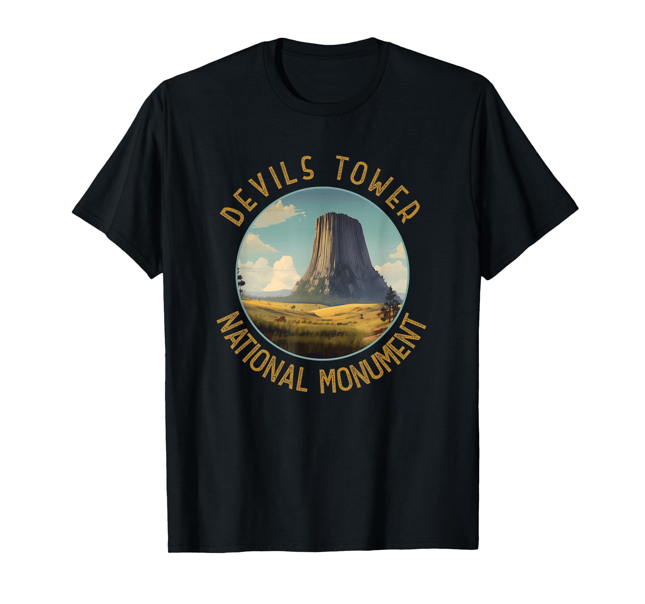 Devils Tower National Monument T-Shirt - Casual Everyday Wear Unisex - T-Shirt, Sweatshirt, Hoodie
