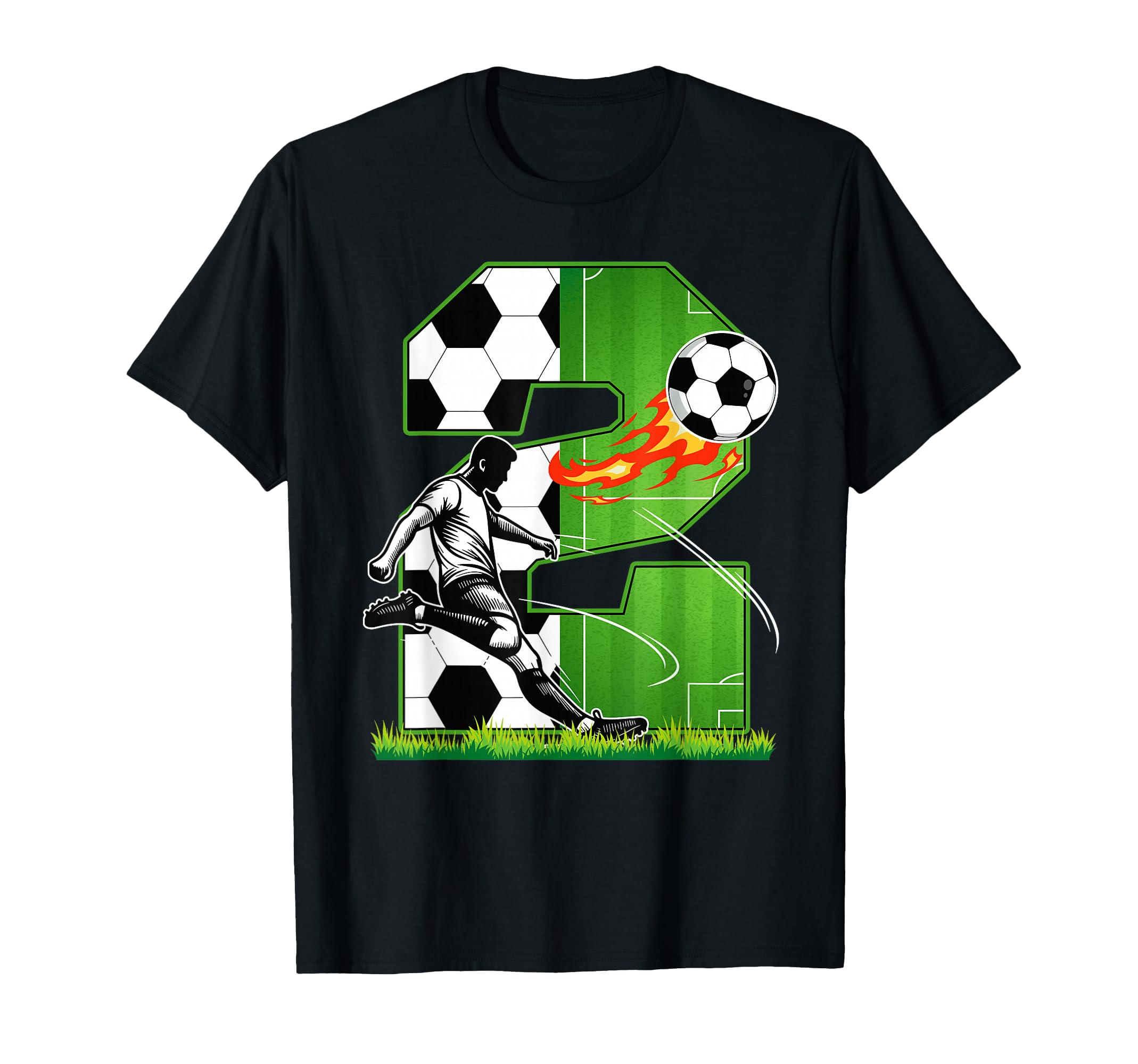 2Nd Birthday Sport Party 2 Year Old T-Shirt - Trendy Graphic for Adults - T-Shirt, Sweatshirt, Hoodie