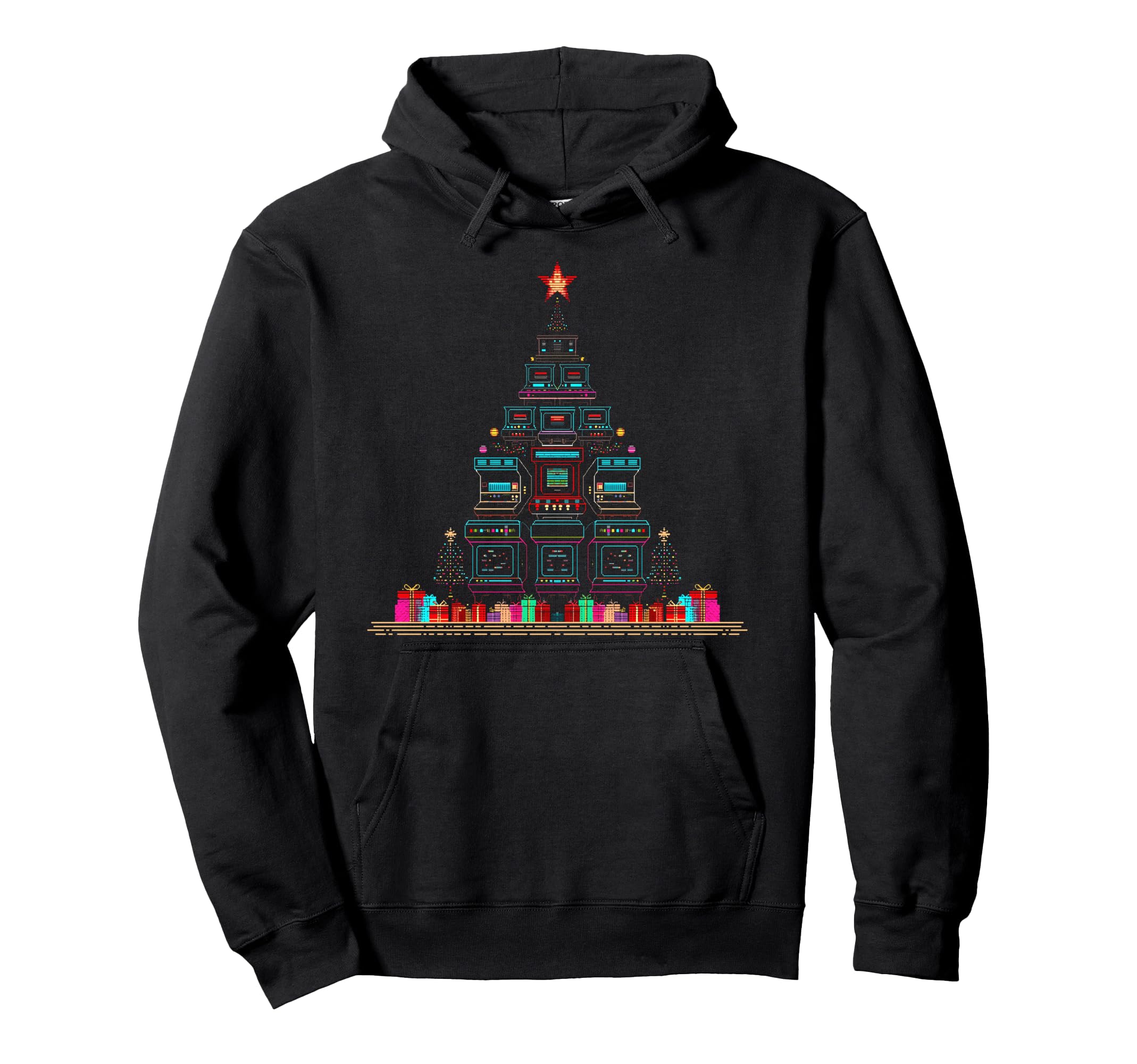 Arcade Games Gaming Tree Hoodie - Graphic Print Unisex - T-Shirt, Sweatshirt, Hoodie