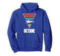 Octane Rocket Soccer Sunset Distressed Hoodie - Minimalist Print Unisex - T-Shirt, Sweatshirt, Hoodie