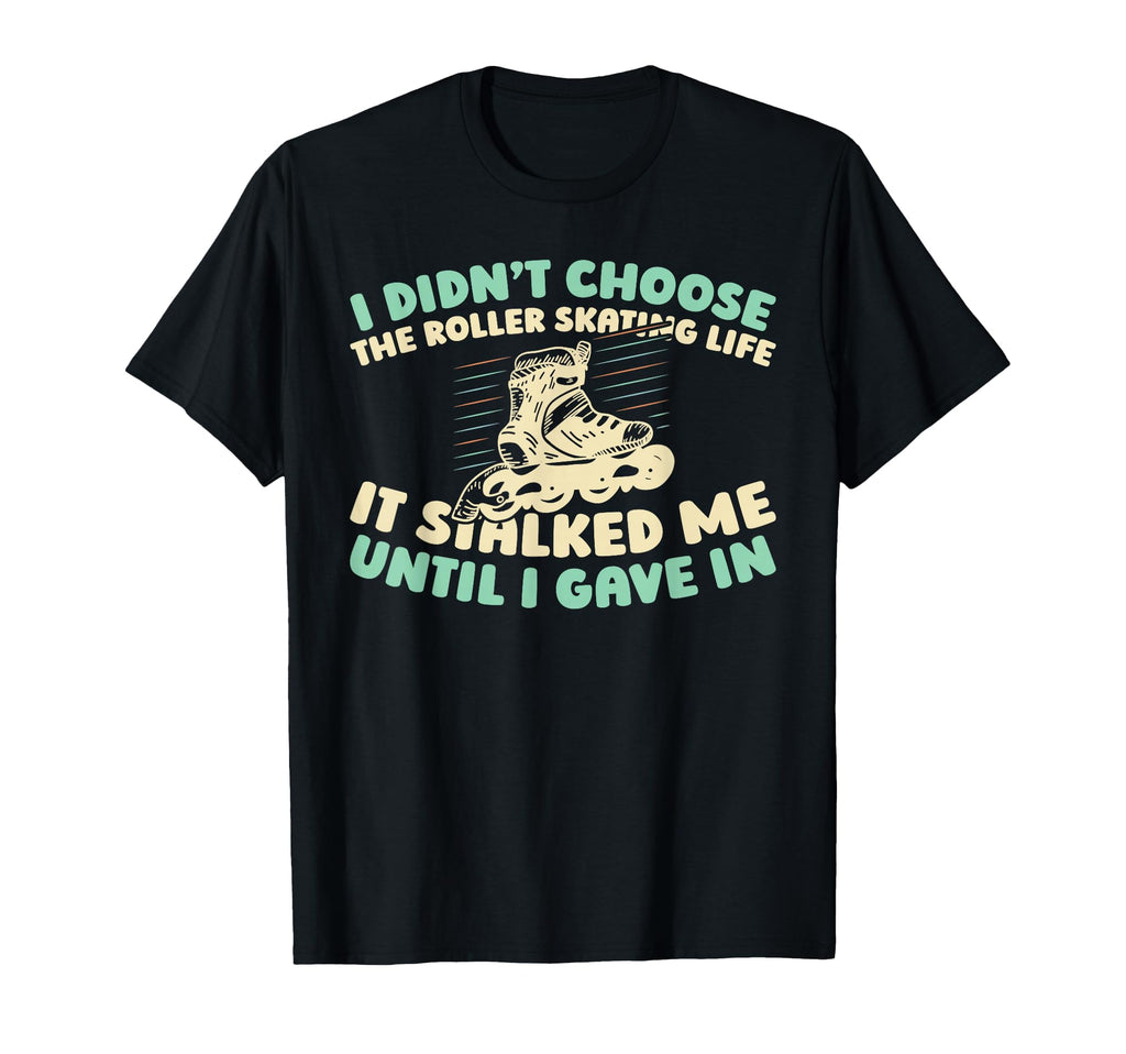 Skates Skater Roller Skating T-Shirt - Custom Art Print Unisex - T-Shirt, Sweatshirt, Hoodie