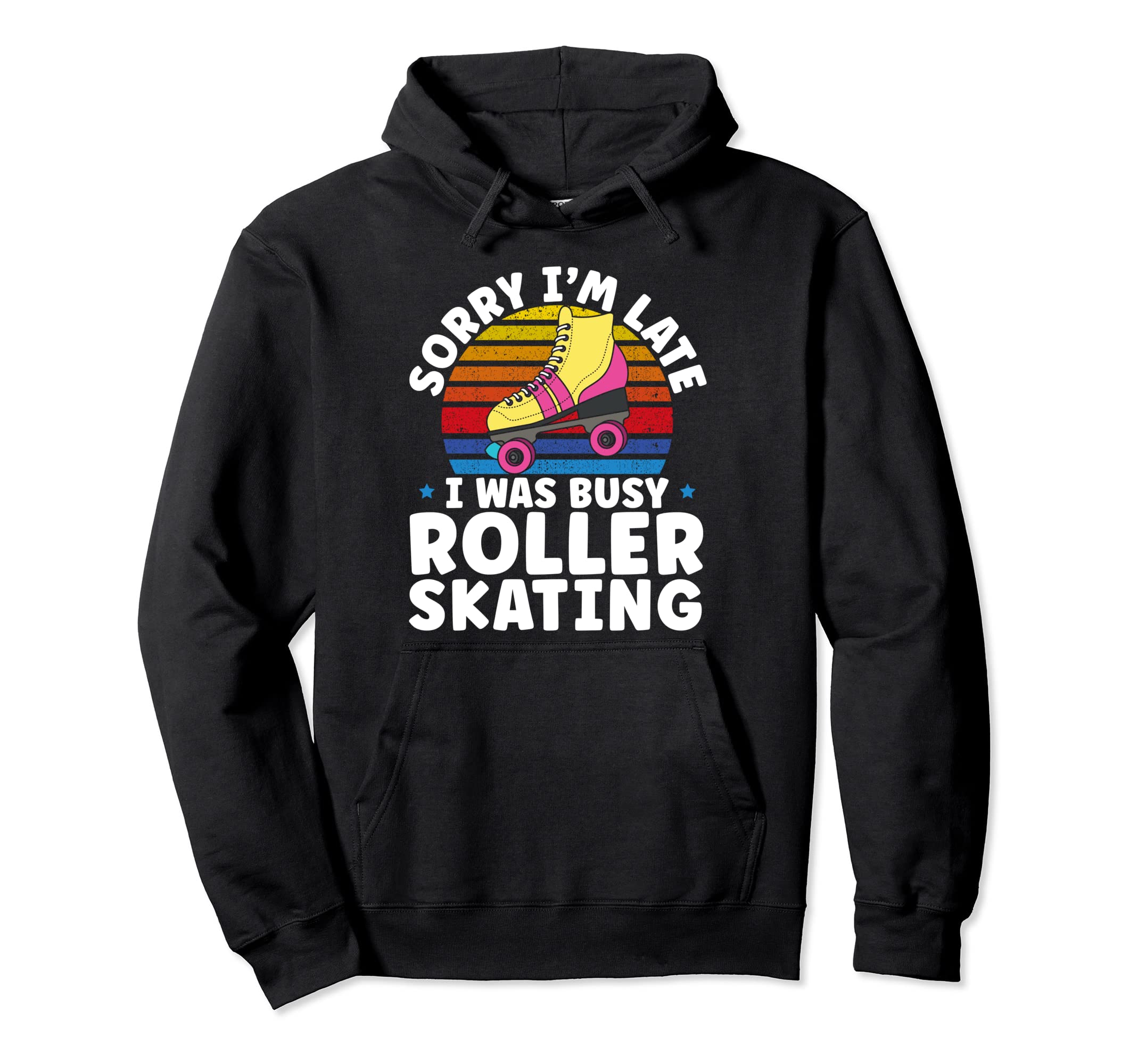 Roller Skating Roller Skater Hoodie - Custom Art Print Men Women - T-Shirt, Sweatshirt, Hoodie