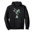 Dabbing Skeleton Soccer Spooky Season Hoodie - Aesthetic Graphic Unisex - T-Shirt, Sweatshirt, Hoodie