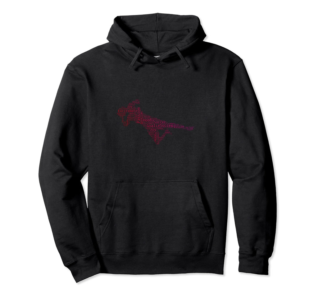 Footballer Goalkeeper Football Player Hoodie - Minimalist Print Men Women - T-Shirt, Sweatshirt, Hoodie