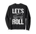 Lets Roll Roller Skate Fun Skating Sweatshirt - Trendy Graphic for Adults - T-Shirt, Sweatshirt, Hoodie