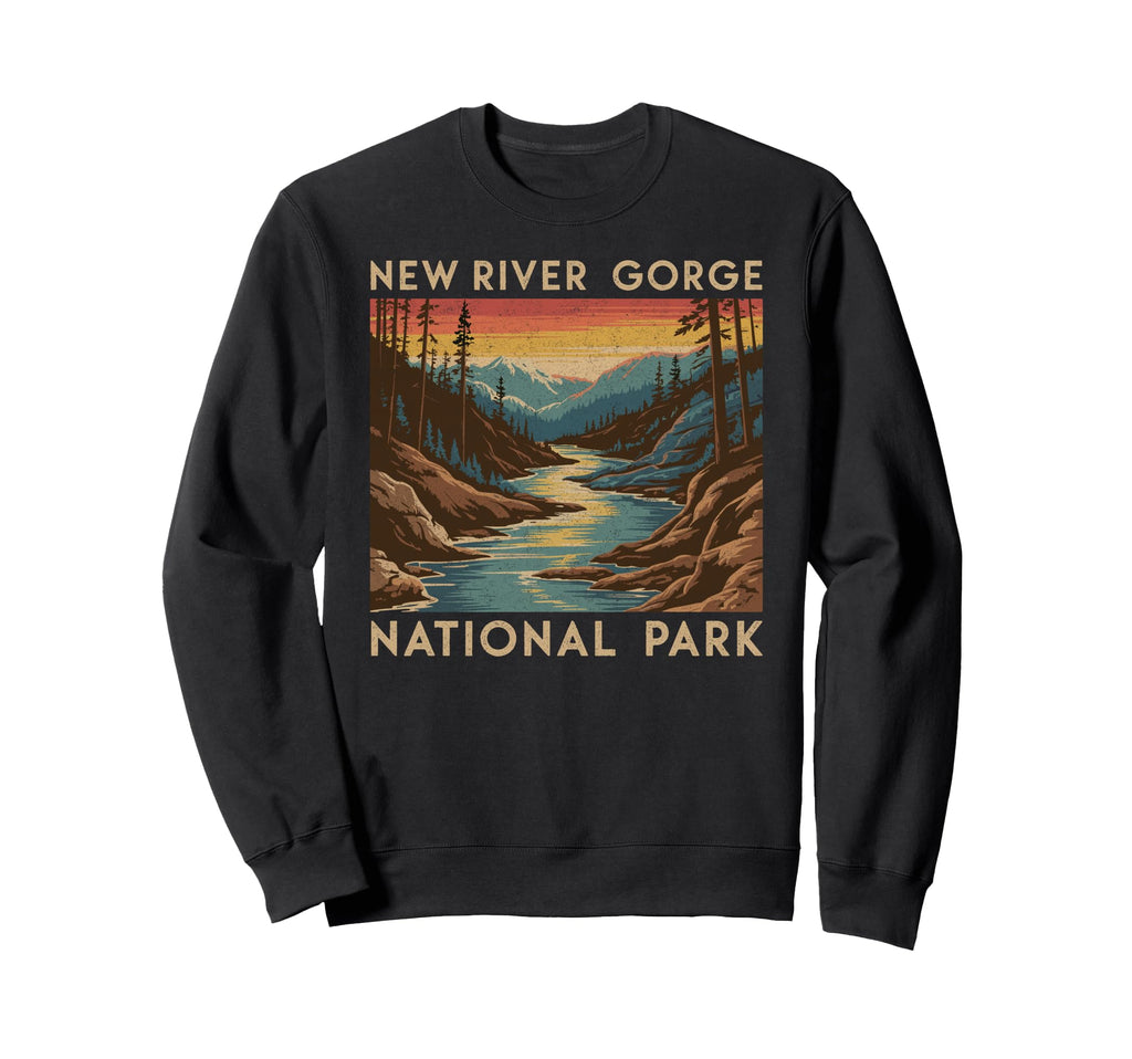 New River Gorge National Park Bridge Sweatshirt - Unique Graphic Unisex - T-Shirt, Sweatshirt, Hoodie