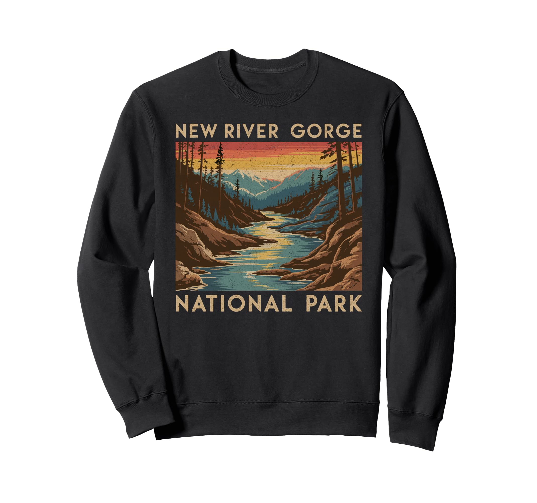 New River Gorge National Park Bridge Sweatshirt - Unique Graphic Unisex - T-Shirt, Sweatshirt, Hoodie
