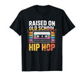 Raised Old School Hip Hop Cassette T-Shirt - Unique Graphic Men Women - T-Shirt, Sweatshirt, Hoodie