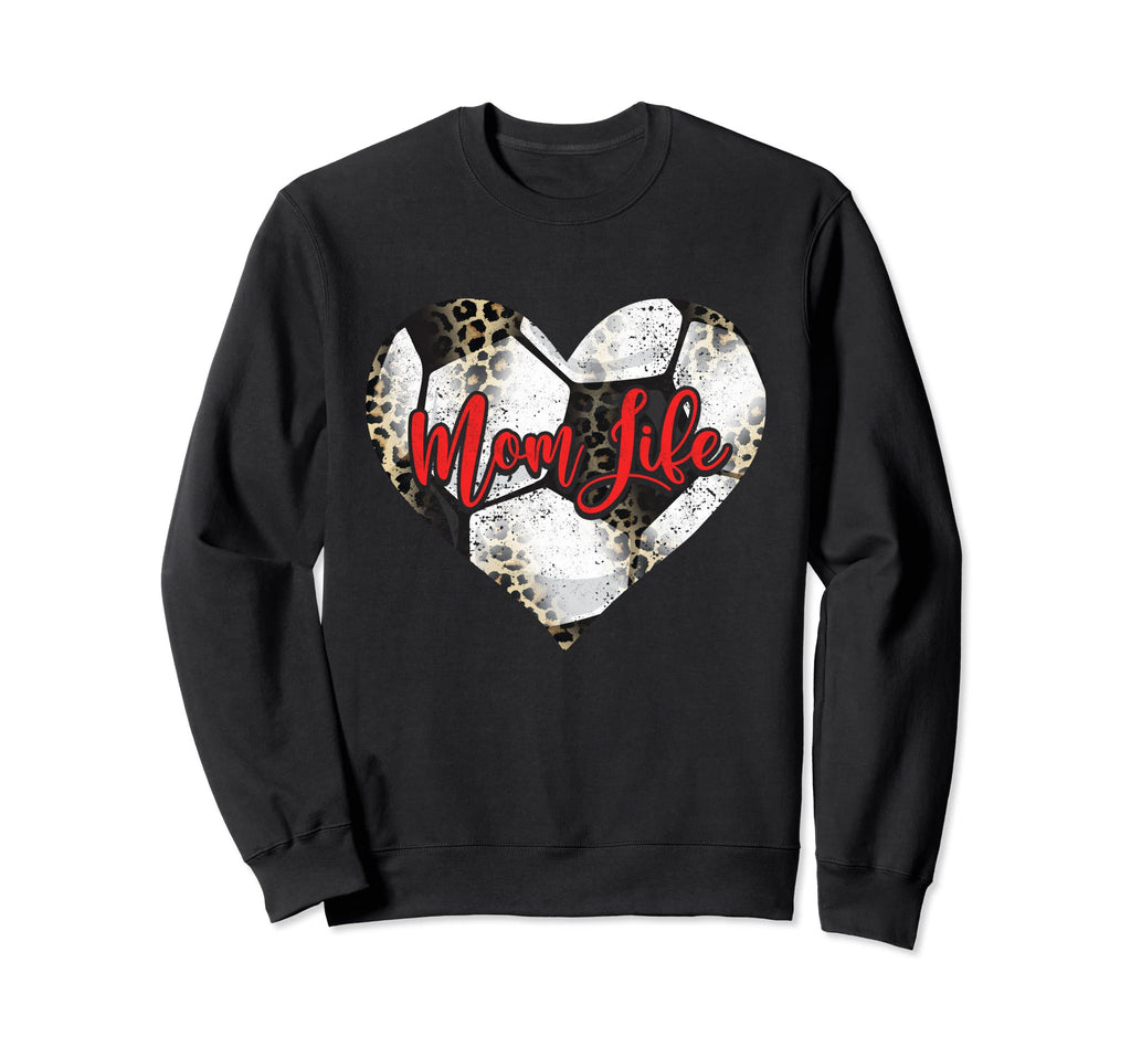 Soccer Mom Heart Mothers Day Sport Mama Sweatshirt - Unique Graphic Unisex - T-Shirt, Sweatshirt, Hoodie